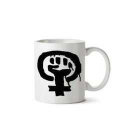 Art Hediye A Luta - Estmpa Feminista İki Tarafı Baskılı Kupa Bardak