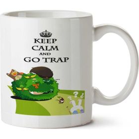 Art Hediye A Melhor Trap ~ Keep Calm İki Tarafı Baskılı Kupa Bardak