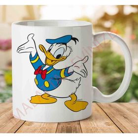 Art Hediye A2370 Donald Duck İki Tarafı Baskılı Kupa Bardak
