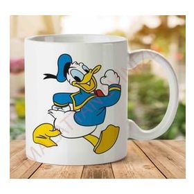 Art Hediye A2371 Donald Duck İki Tarafı Baskılı Kupa Bardak