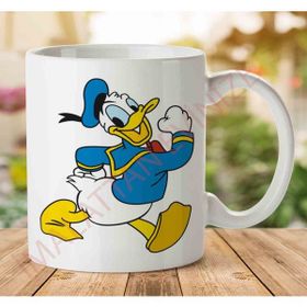 Art Hediye A2371 Donald Duck İki Tarafı Baskılı Kupa Bardak