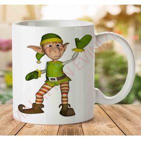 Art Hediye A2382 Elf İki Tarafı Baskılı Kupa Bardak