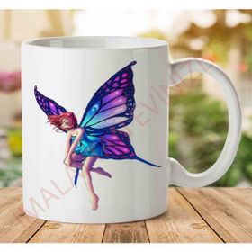 Art Hediye A2385 Fairy İki Tarafı Baskılı Kupa Bardak