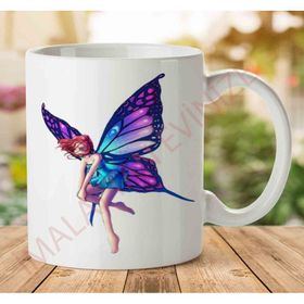 Art Hediye A2385 Fairy İki Tarafı Baskılı Kupa Bardak