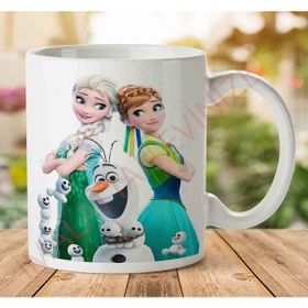 Art Hediye A2400 Frozen İki Tarafı Baskılı Kupa Bardak