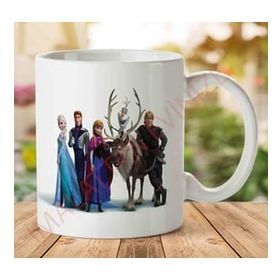 Art Hediye A2402 Frozen İki Tarafı Baskılı Kupa Bardak