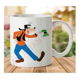 Art Hediye A2414 Goofy İki Tarafı Baskılı Kupa Bardak