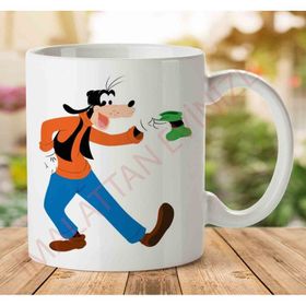 Art Hediye A2414 Goofy İki Tarafı Baskılı Kupa Bardak