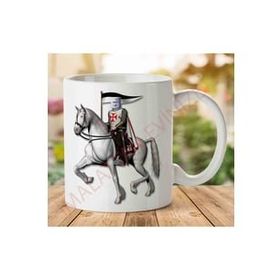 Art Hediye A2428 Knight İki Tarafı Baskılı Kupa Bardak