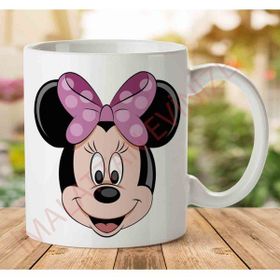 Art Hediye A2456 Minnie Mouse İki Tarafı Baskılı Kupa Bardak