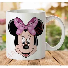 Art Hediye A2456 Minnie Mouse İki Tarafı Baskılı Kupa Bardak