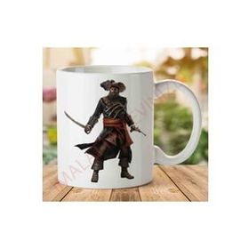 Art Hediye A2507 Pirate Korsan İki Tarafı Baskılı Kupa Bardak