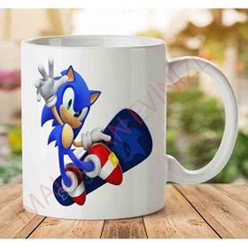 Art Hediye A2567 Sonic İki Tarafı Baskılı Kupa Bardak