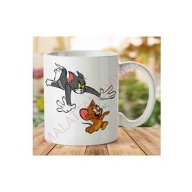 Art Hediye A2582 Tom And Jerry İki Tarafı Baskılı Kupa Bardak