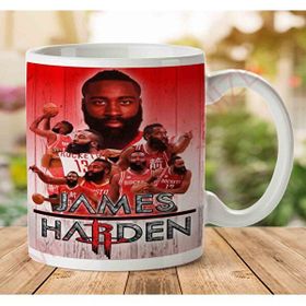 Art Hediye A2633 James Harden Kolaj İki Tarafı Baskılı Kupa Bardak