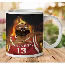 Art Hediye A2635 James Harden İki Tarafı Baskılı Kupa Bardak