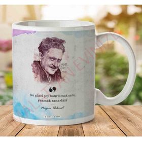 Art Hediye A2646 Nazım Hikmet Yazmak Sana Dair İki Tarafı Baskılı Kupa Bardak