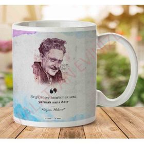Art Hediye A2646 Nazım Hikmet Yazmak Sana Dair İki Tarafı Baskılı Kupa Bardak