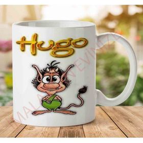 Art Hediye A2753 Hugo Yazı İki Tarafı Baskılı Kupa Bardak