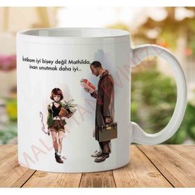 Art Hediye A2764 Mathilda İntikam İki Tarafı Baskılı Kupa Bardak
