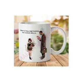 Art Hediye A2764 Mathilda İntikam İki Tarafı Baskılı Kupa Bardak