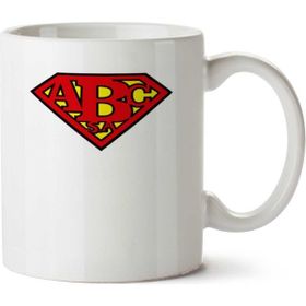 Art Hediye Abc Super Tarafı Baskılı Kupa Bardak