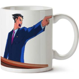 Art Hediye Ace Attorney Karakter Işte Orası Iki Tarafı Baskılı Kupa Bardak
