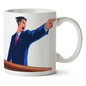 Art Hediye Ace Attorney Karakter Işte Orası Iki Tarafı Baskılı Kupa Bardak