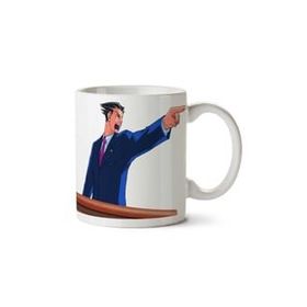 Art Hediye Ace Attorney Karakter Işte Orası Iki Tarafı Baskılı Kupa Bardak