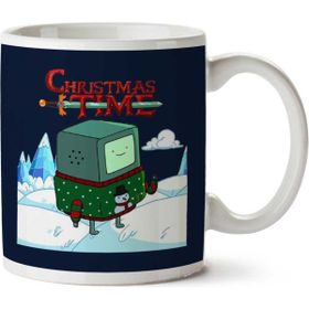 Art Hediye Adventure Christmas Time Beemo Ice World Cartoon Network Iki Tarafı Baskılı Kupa Bardak