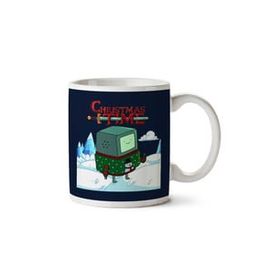 Art Hediye Adventure Christmas Time Beemo Ice World Cartoon Network Iki Tarafı Baskılı Kupa Bardak