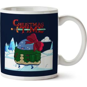Art Hediye Adventure Christmas Time Bow Ice World Cartoon Network İki Tarafı Baskılı Kupa Bardak