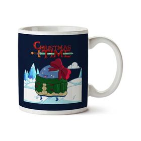 Art Hediye Adventure Christmas Time Bow Ice World Cartoon Network İki Tarafı Baskılı Kupa Bardak