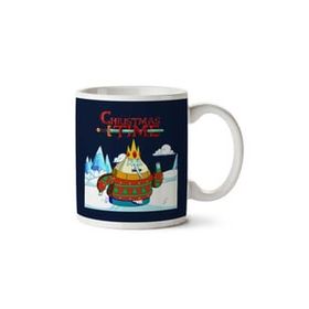 Art Hediye Adventure Christmas Time Ice King Ice World Cartoon Network Iki Tarafı Baskılı Kupa Bardak