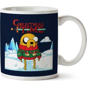 Art Hediye Adventure Christmas Time Jake Ice World Cartoon Network İki Tarafı Baskılı Kupa Bardak