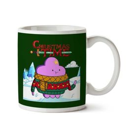 Art Hediye Adventure Christmas Time Lumpy Space Princess Ice World Cartoon Network Iki Tarafı Baskılı Kupa Bardak
