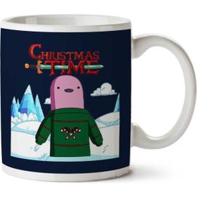 Art Hediye Adventure Christmas Time Shelby Ice World Cartoon Network İki Tarafı Baskılı Kupa Bardak