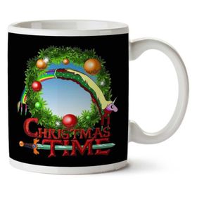 Art Hediye Adventure Christmas Time Wreath Lady Rainicorn Cartoon Network İki Tarafı Baskılı Kupa Bardak