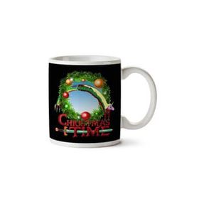 Art Hediye Adventure Christmas Time Wreath Lady Rainicorn Cartoon Network İki Tarafı Baskılı Kupa Bardak