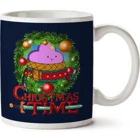 Art Hediye Adventure Christmas Time Wreath Lumpy Space Princess Cartoon Network Iki Tarafı Baskılı Kupa Bardak