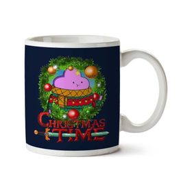Art Hediye Adventure Christmas Time Wreath Lumpy Space Princess Cartoon Network Iki Tarafı Baskılı Kupa Bardak