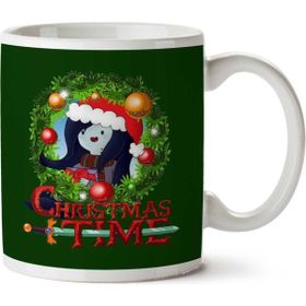 Art Hediye Adventure Christmas Time Wreath Marceline Cartoon Network İki Tarafı Baskılı Kupa Bardak