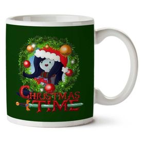 Art Hediye Adventure Christmas Time Wreath Marceline Cartoon Network İki Tarafı Baskılı Kupa Bardak