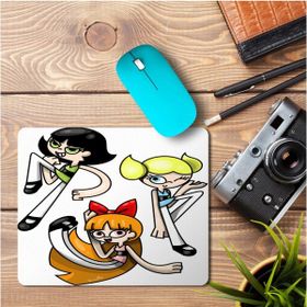 Art Hediye Adventure Powerpuff Cartoon Baskılı 23x19 cm Mouse Pad