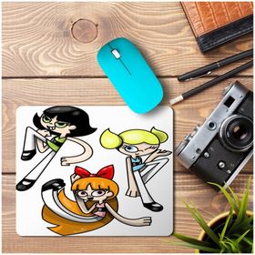 Art Hediye Adventure Powerpuff Cartoon Baskılı 23x19 cm Mouse Pad