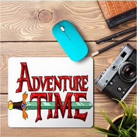 Art Hediye Adventure Time Finn the Human Ice King Jake the Dog Marceline Baskılı 23x19 cm Mouse Pad