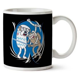 Art Hediye Adventure Time Star Wars Hothventure İki Tarafı Baskılı Kupa Bardak
