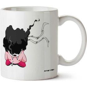 Art Hediye Afro Kirby İki Tarafı Baskılı Kupa Bardak