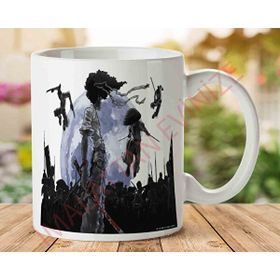 Art Hediye Afro Samurai İki Tarafı Baskılı Kupa Bardak