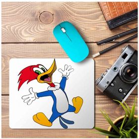 Art Hediye Ağaçkakan Woody Baskılı 23x19 cm Mouse Pad